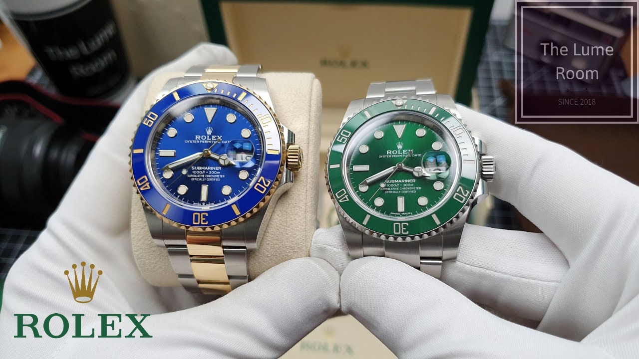 New Rolex Submariner blue dial two tone (bluesy) Ref. 126613LB unboxing and  review 