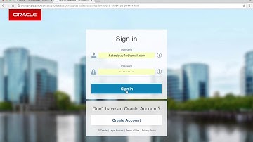 Download Oracle Database 11g r2 from Oracle website