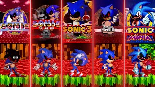 Evolution of Sonic.EXE Mods  Sonic.EXE Collection