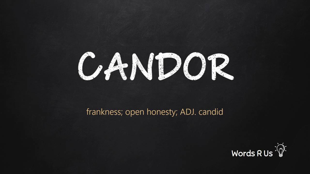 How To Pronounce Candor In American English