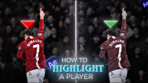 How to Highlight a Player in After Effects 🔥 | #AfterEffects #HighlightPlayer #videoediting