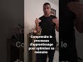 #neurosciences coaching comprendre les différentes étapes de l'apprentissage et optimiser sa mémoire