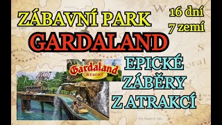 GARDALAND - ITALSKÝ ZÁBAVNÍ PARK | JAK JSME UŠETŘILI A EPICKÉ ZÁBĚRY Z ATRAKCÍ | 16 DNÍ 7 ZEMÍ