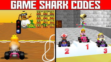 (Mario Kart 64) Select Any Item & Easy Win - GameShark Codes
