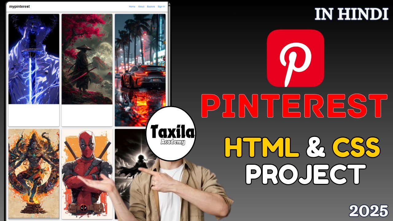 html css project portfolio | pinterest | html css project in hindi ...