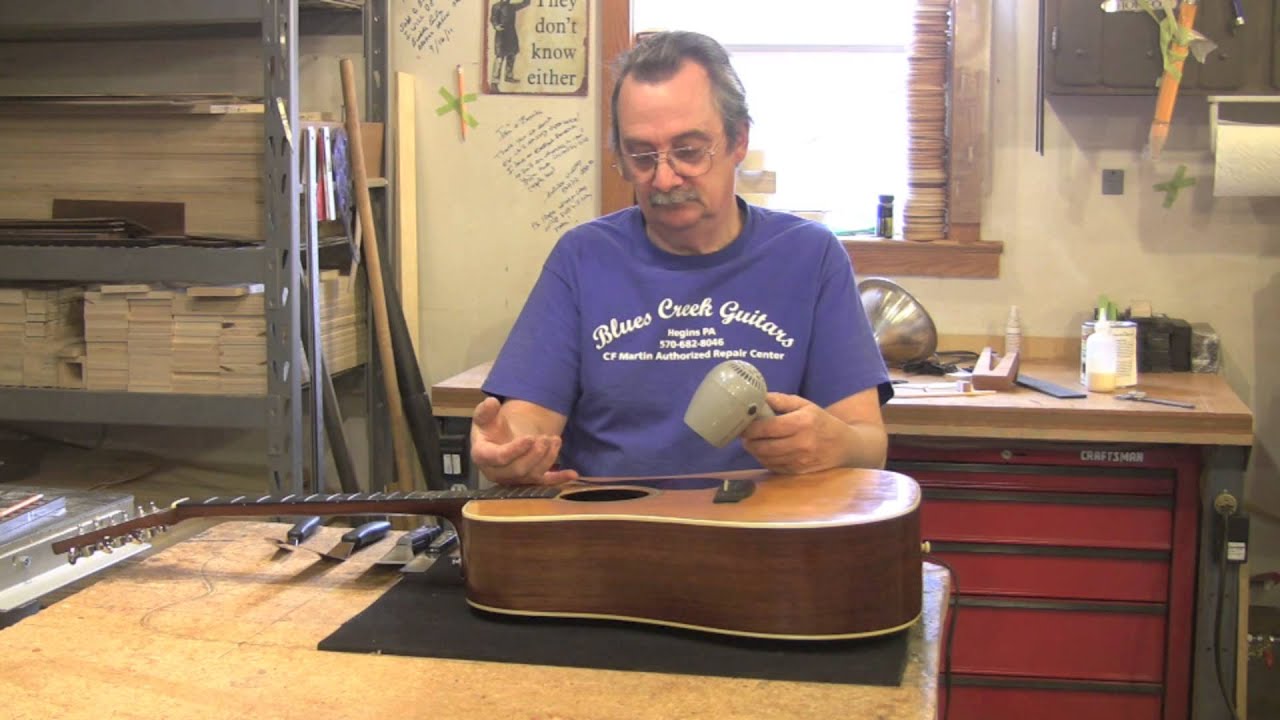 Blues Creek Guitars - Quick Tips - How To Remove A Pickguard