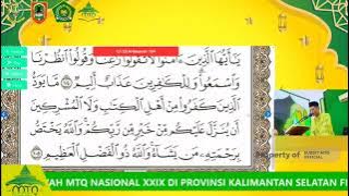 JUARA 1 FINAL || M. HANAFI NASUTION (SUMUT) || MHQ 1 JUZ TILAWAH PUTRA || MTQ NASIONAL 2022 KALSEL