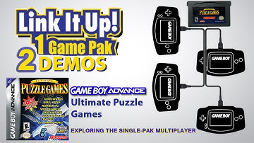 GBA Single-Pak Link - Ultimate Puzzle Games (send demo puzzles to stand-by GBAs)