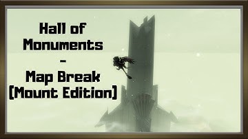GW2 - Map Break - Flying around the Top of the Hall of Monuments  (Mount Edition)
