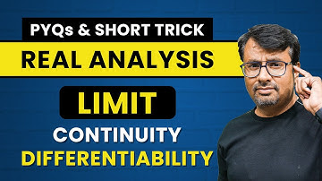 Limit | Continuity & Differentiability | PYQs Of GATE & IIT JAM