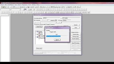 Mitsubishi Fx2N PLC Uploading Method