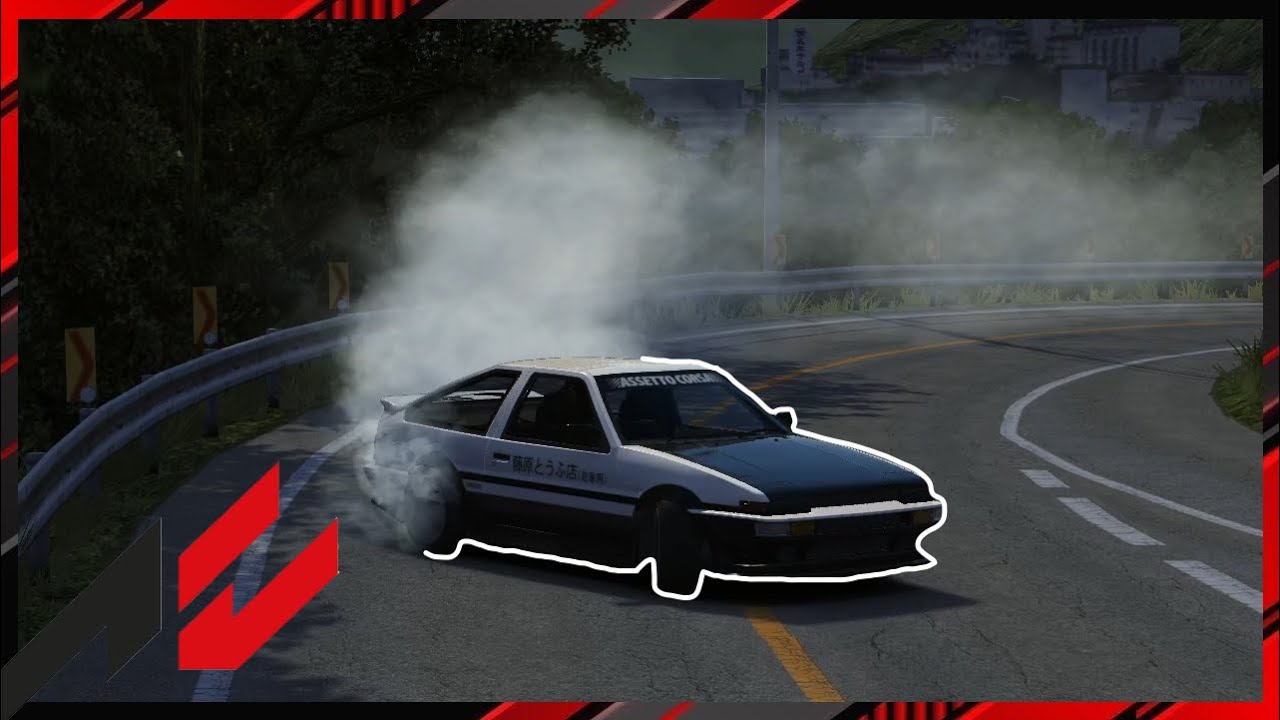 Assetto Corsa Drifting A Turbocharged Ae86 Up The Akina Pass Youtube