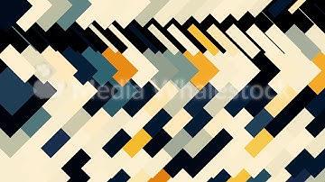 Colorful abstract diagonal square mosaic background, seamless loop. Animation. Abstract cells moving