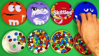 Satisfying Candy ASMR 🍬 Relaxing Rainbow Unpacking (M&M’s & Skittles)