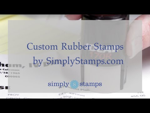 Custom Rubber Stamps by SimplyStamps.com