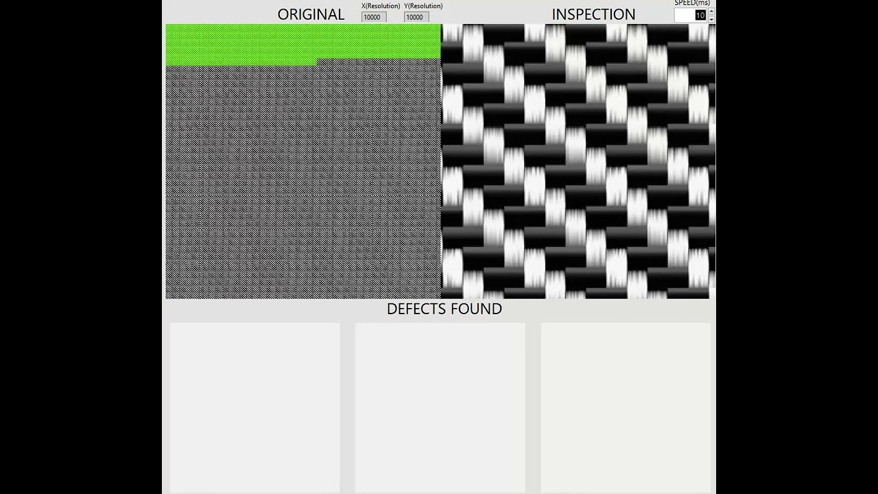 LineScan System on Composite Fabric