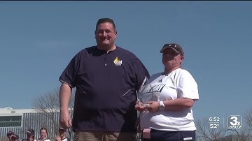 FOR THE LOVE OF COMPETITION: Softball coach honored for perseverance after head injury during game
