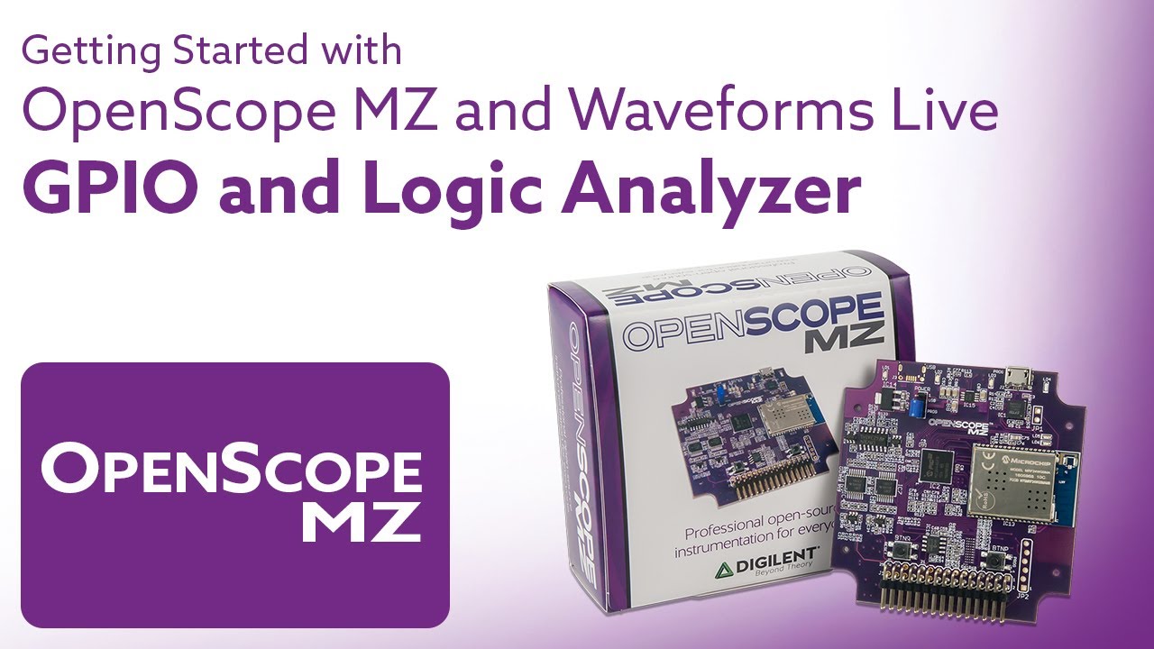Getting Started with OpenScope and Waveforms Live Video 9 GPIO and