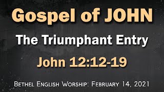 John 12:12-19 (The Triumphant Entry)