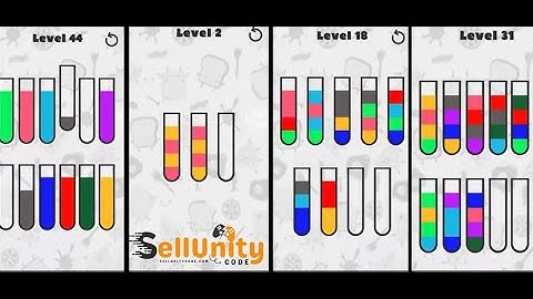 Color Water Sort Puzzle Unity Source Code - sellunitycode