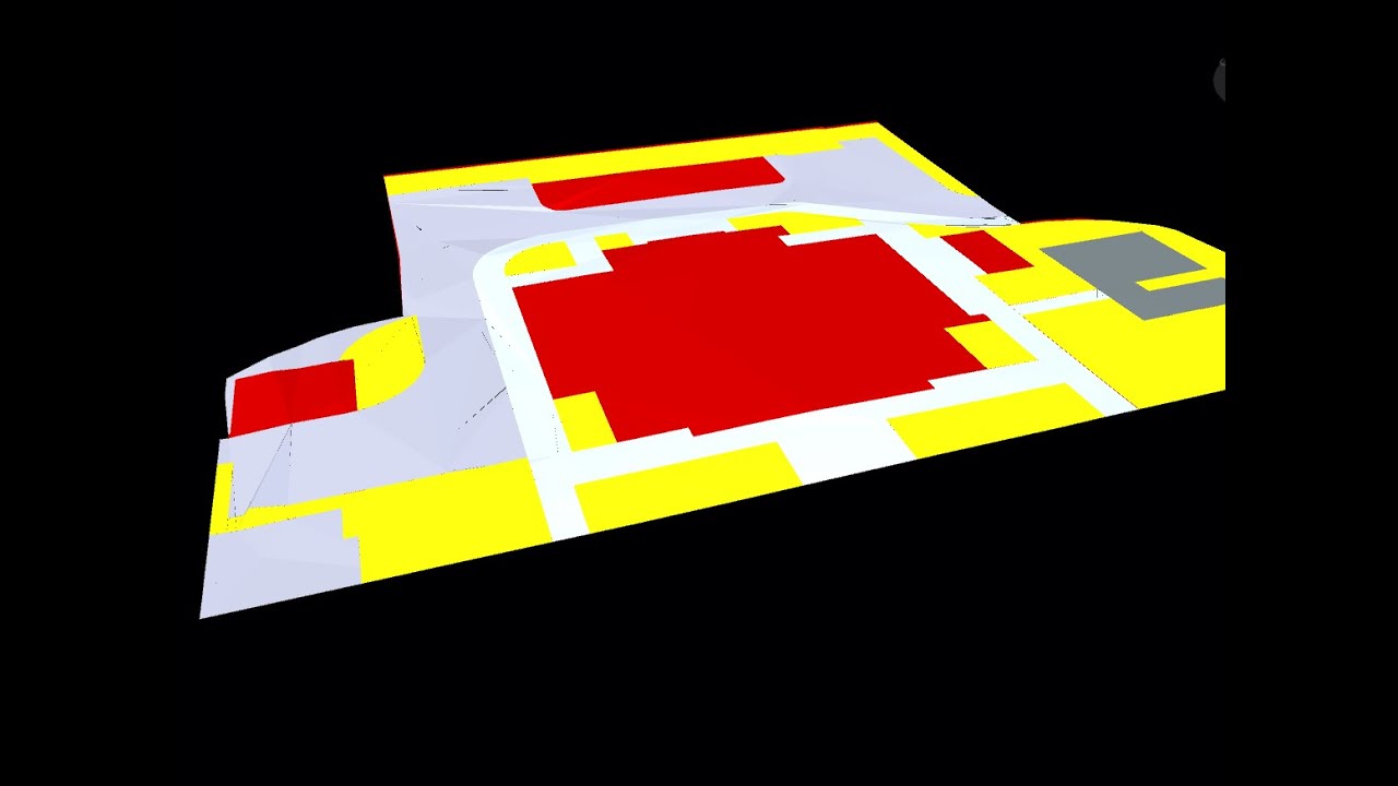 Civil 3D. Единая проектная поверхность разными цветами или материалами. Добавление маски.