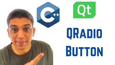 Qt Tutorials For Beginners - QRadioButton