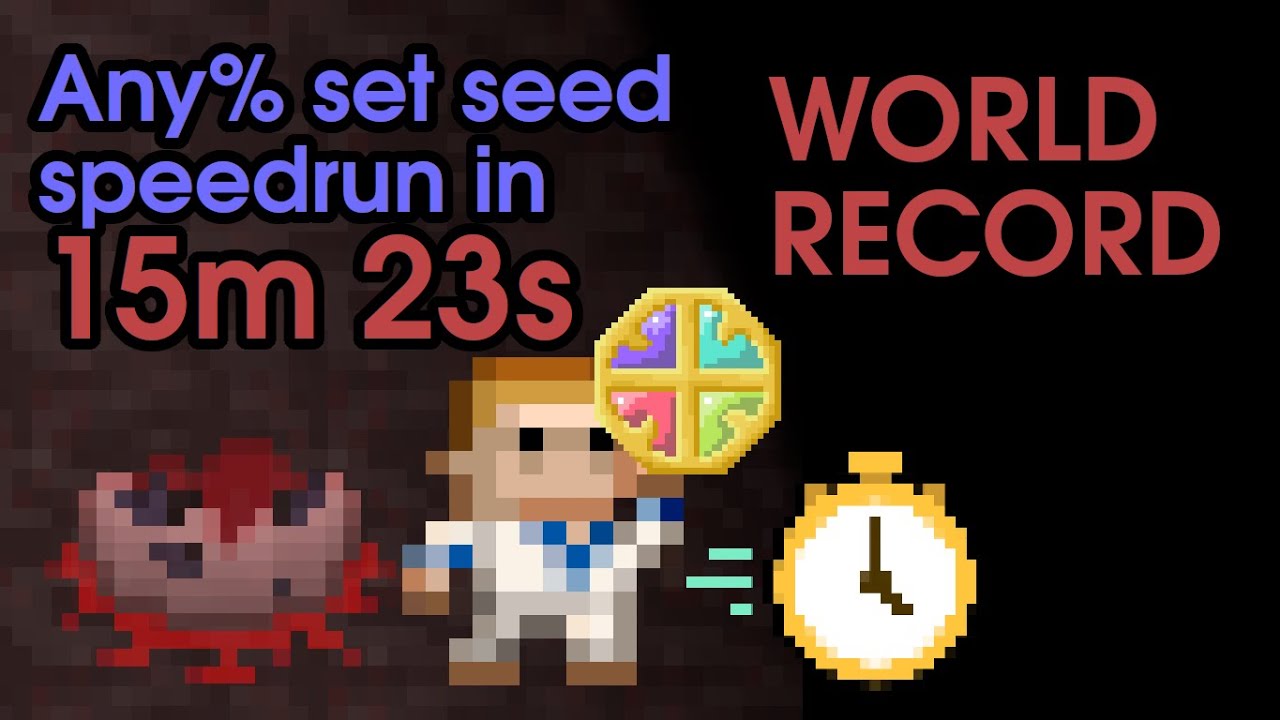 Set Seed Glitchless Any% Speedrun FORMER WORLD RECORD - Shattered Pixel ...