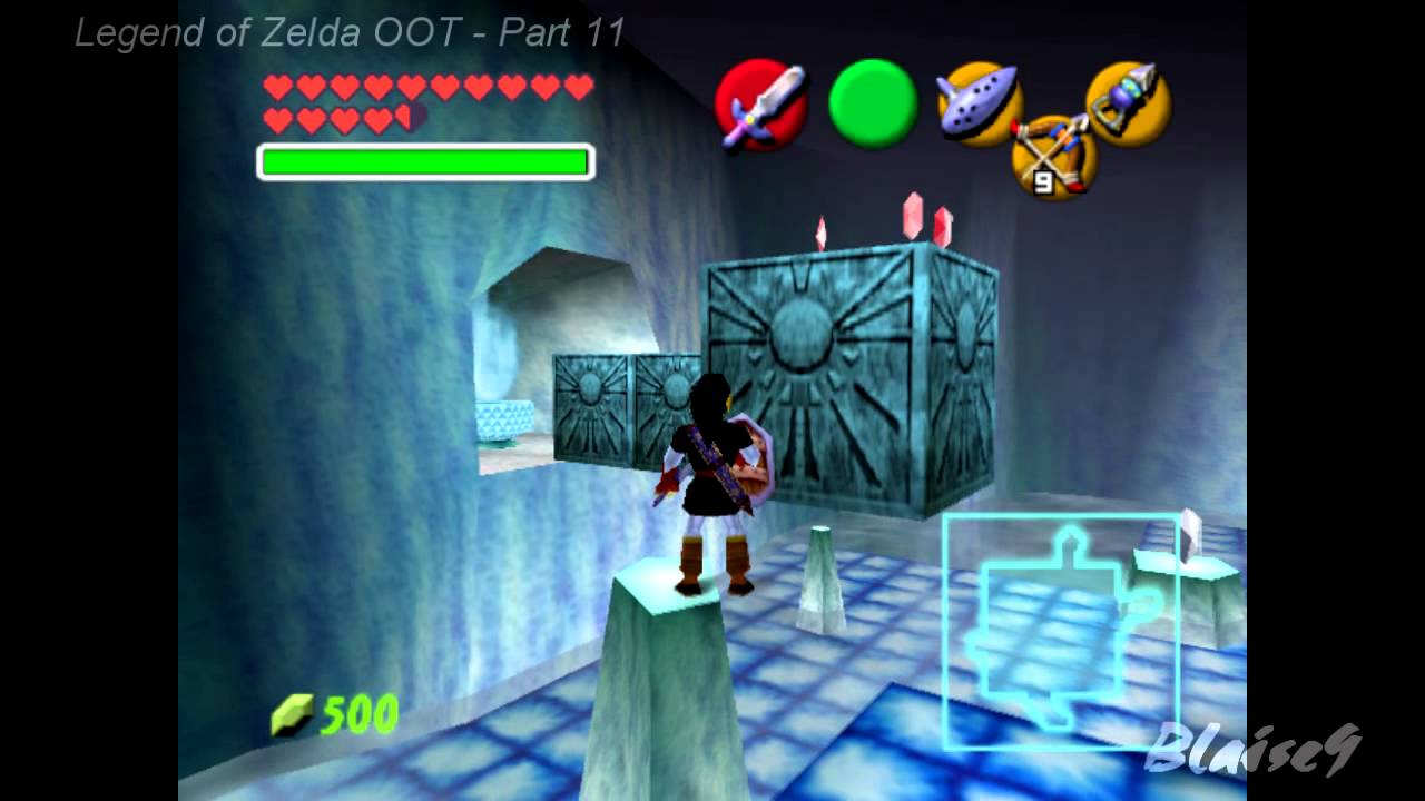 Legend of Zelda Ocarina of Time Part 11 The Ice Cavern (Voice