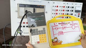 How to use Omron Programming Device: Console PC Hand Programmer (Step 2)