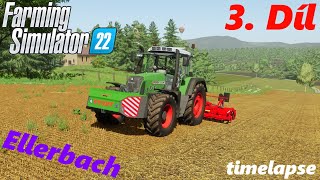 Diskování po pšenici a ovsu, sklizen mrkve | Ellerbach | Farming Simulator 22 | 3.Díl