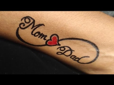 Buy Mom Dad With Heart Tattoos Combo And Best Populer Design Tattoo Combo  Waterproof Men And Women Temporary Body Body Tattoo Online In India At  Discounted Prices