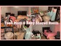 Teen Mom & Baby Shared Room Tour 💕