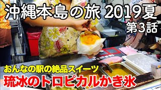 【沖縄旅行】沖縄本島の旅 2019夏 第3話 〜おんなの駅の絶品スイーツ 琉冰のトロピカルかき氷〜 【恩納村・Ryu-pin（リュウピン）】