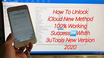 How To Unlock iCloud New Method 100% Working Success➡️Whith 3uTools New Version 2020