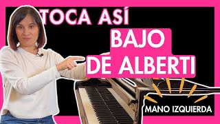 Cómo practicar bien el Bajo de Alberti al piano