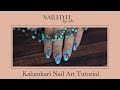 Kalamkari Nail Art Tutorial - Nailed It By Nits