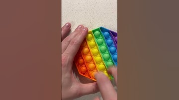 Rainbow Pop-It ASMR - Rapid Fire Satisfying Popping Sounds | Fidget ASMR #Shorts