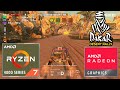 Dakar Desert Rally - AMD Ryzen 7 4700U - Radeon Vega 7 (Integrated Graphics) - Test Gameplay