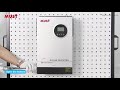 PV1800 Pro High Frequency Off Grid Solar Inverter Installation Video PV1800 Pro High Frequency Off Grid Solar Inverter Installation Video