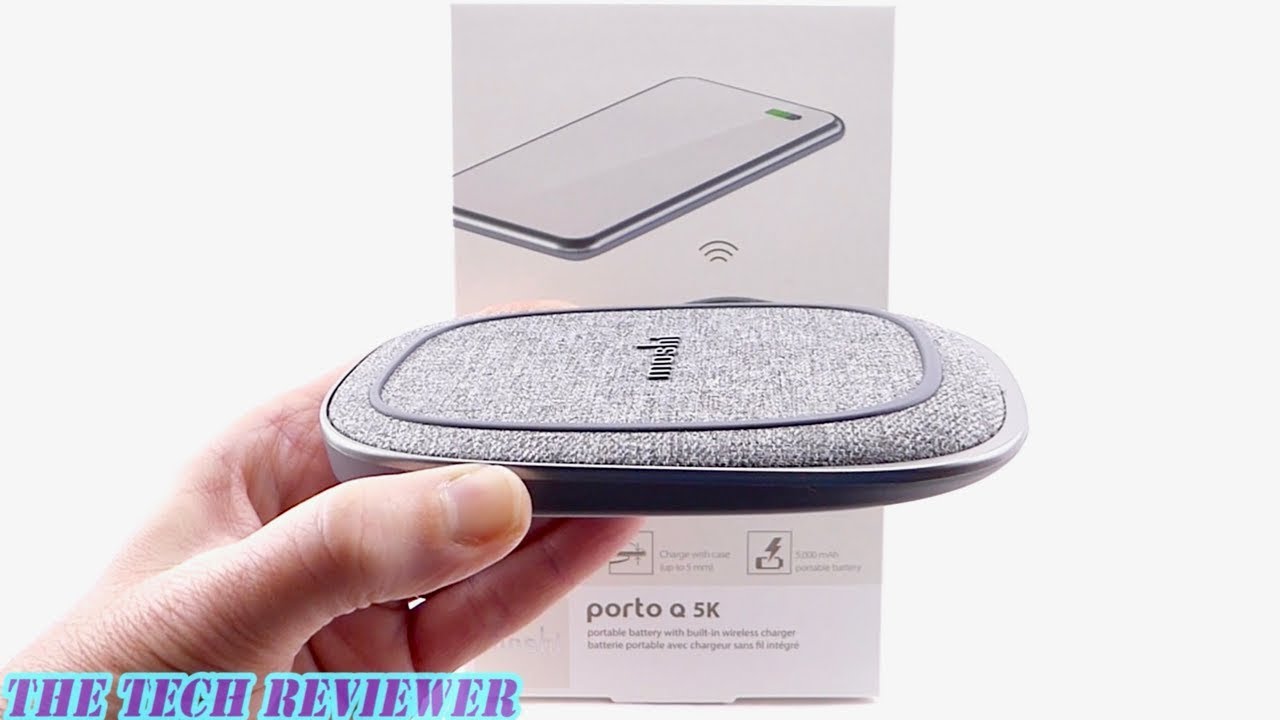 Wireless Charger? Wirelessly Charging Power Bank? Moshi Porto Q 5K Does it All!