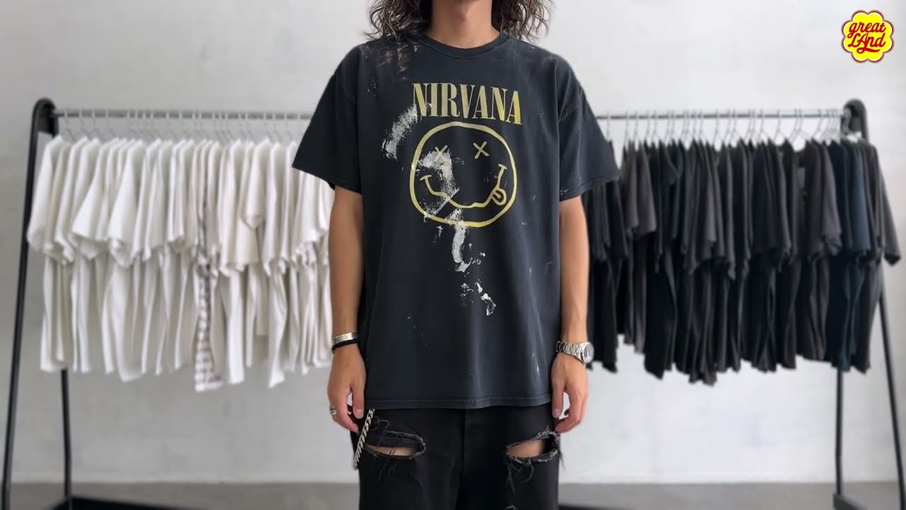 NIRVANA Y2K SMILE FITS XL 0460 | greatLAnd OSAKA