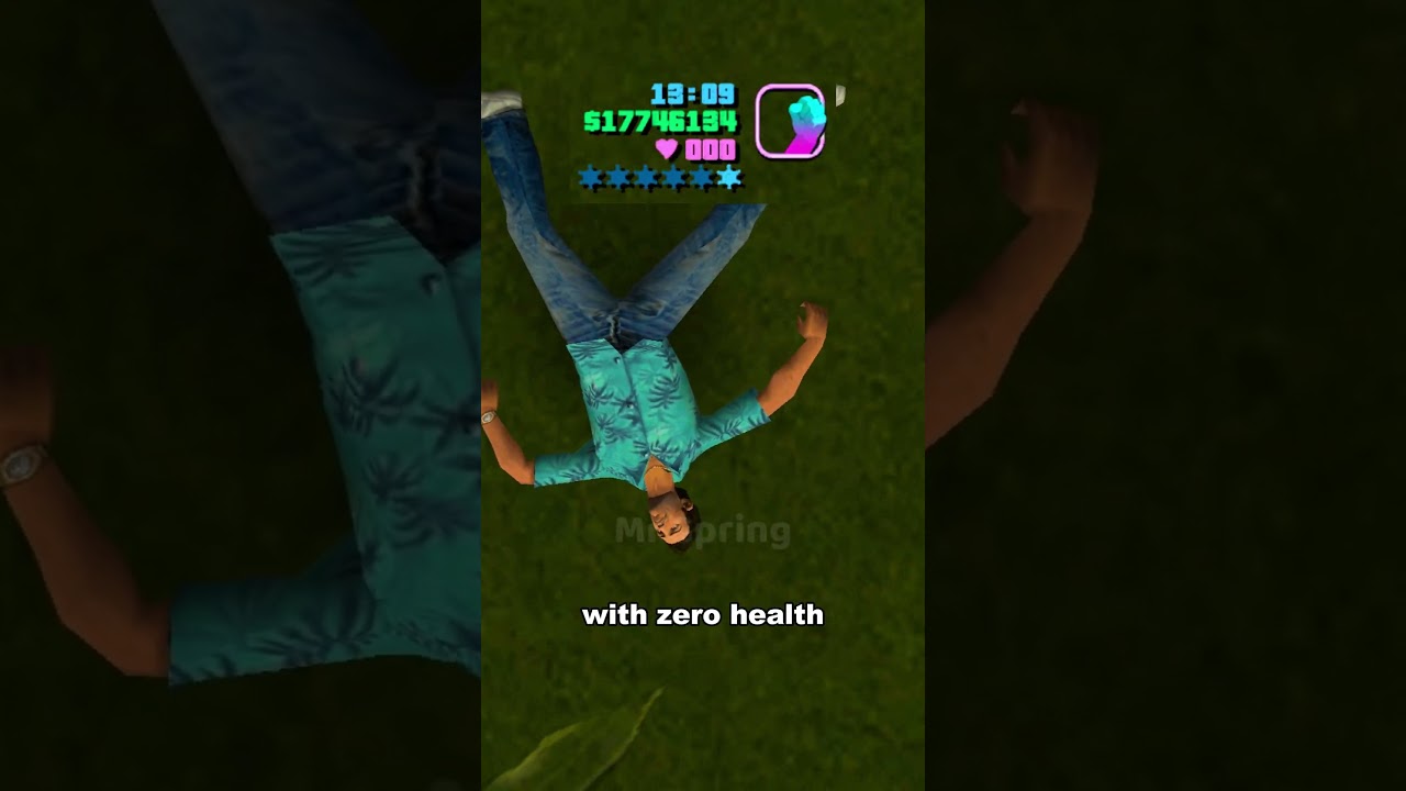 IF YOU FALL ON A GRENADE IN GTA GAMES