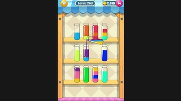 Water Sort Puzzle I Level 263 I  Facebook I SOLVED