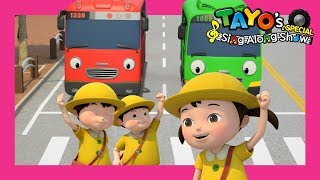 *NEW* Crosswalk Song l Road Safety Song l Preschool Safety Song l Tayo Sing Along Special