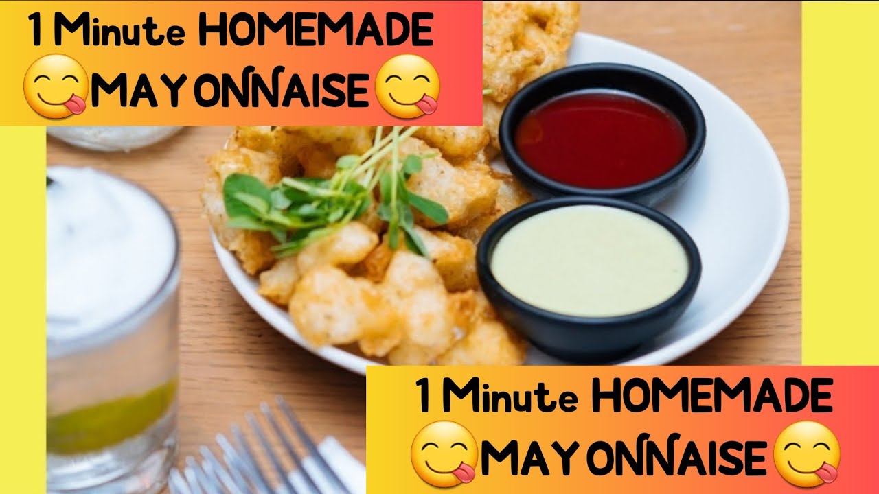 1 Minute⏳HOMEMADE MAYONNAISE (Tamil)😋 / Mayonnaise Recipe LOCKDOWN