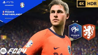 FC 24 - France vs Netherlands - 3rd Place Match | UEFA Euro 2024 | PS5™ [4K60]