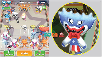 Merge Blue Monster vs Monster: Funny Game All Levels (iOS,Android) Part 1 - Unlock Captain Haggy