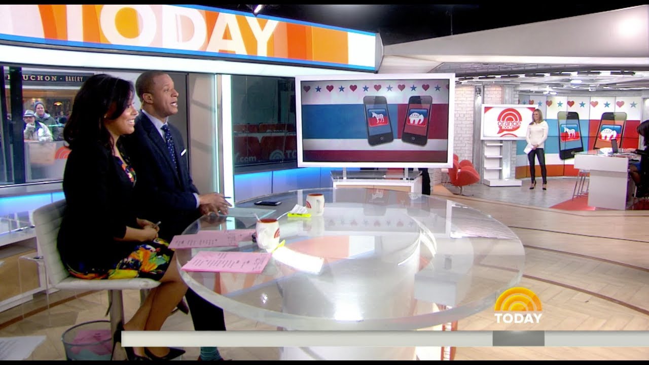 Indra Petersons Today Show Orange Room
