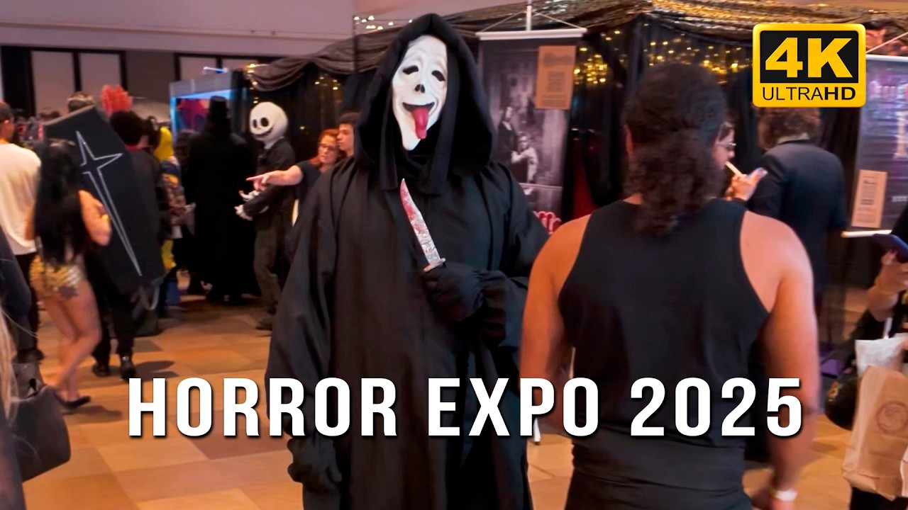 HORROR EXPO 2025【4K】 WALKING TOUR PELO EVENTO DE HALLOWEEN MAIS ASSUSTADOR DO BRASIL!