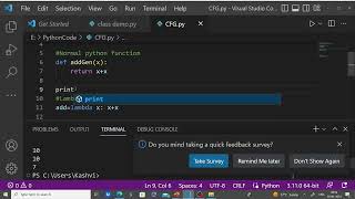 Anonymous Function in Python